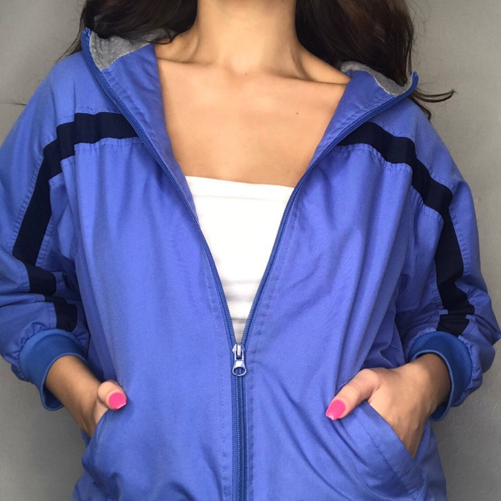Blue windbreaker 🦋